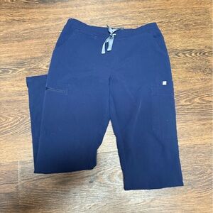Figs Navy Scrub Pants like new size S